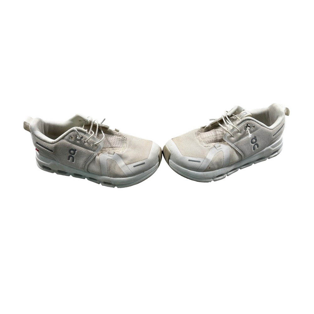 On Cloud White Running Sneakers Youth Size 3 Athletic Shoes